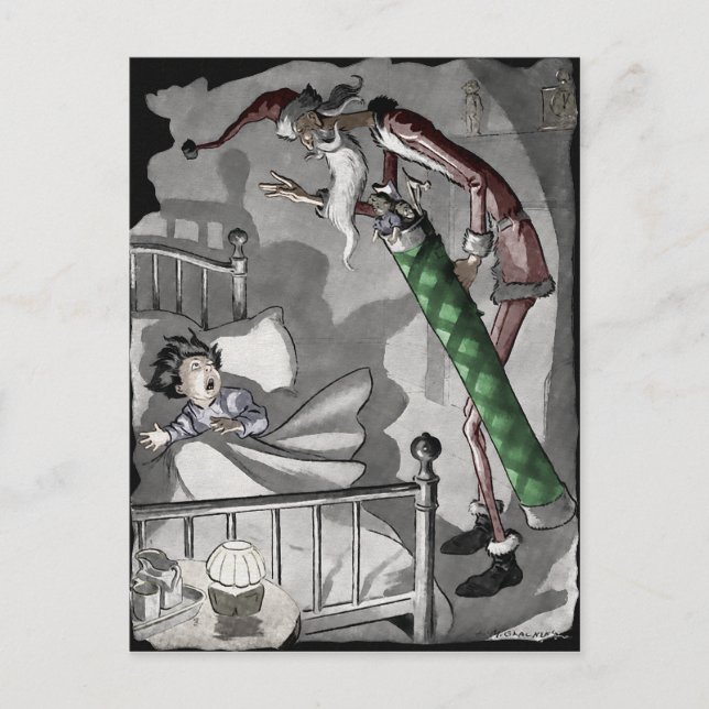 Vintage Smala juljulkort Vykort (Framsida)