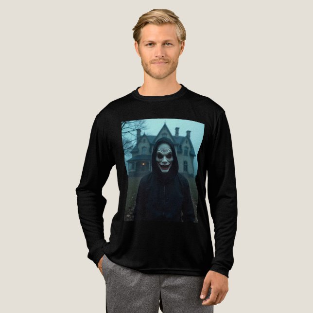 Vintage Smile Mask T Shirt (Hel framsida)