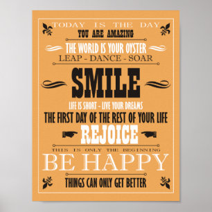 Vintage Smile Poster