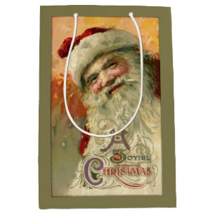 Vintage Smiling Santa Personlig