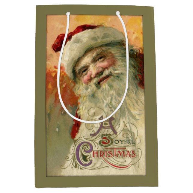 Vintage Smiling Santa Personlig (Framsidan)
