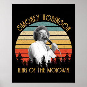 Vintage Smokey Robinson Kung i Motown Poster