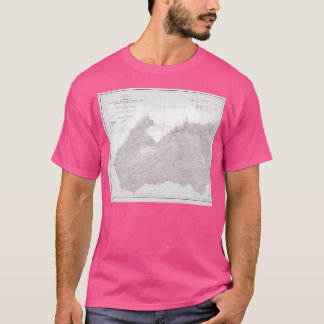 Vintage Smoky Mountains National Park Topography M T Shirt