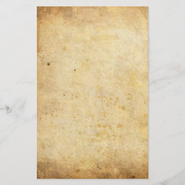 Vintage smutsar ner parchmentpapper brevpapper (Framsida)