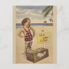 Vintage Snäckors Florida-vykort Vykort