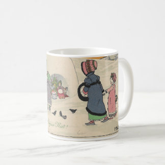 Vintage Snö Girls jul Mugg