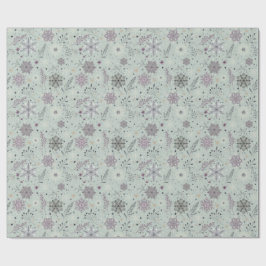 Vintage Snö Presentpapper