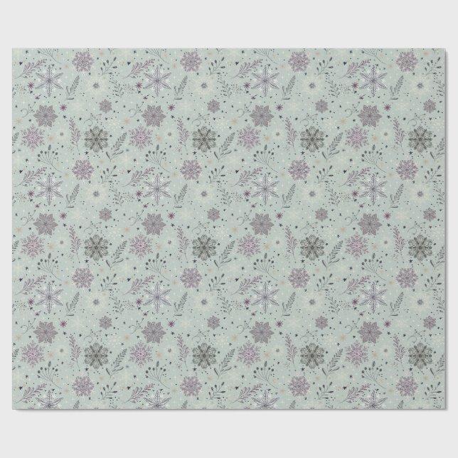 Vintage Snö Presentpapper (Platt)