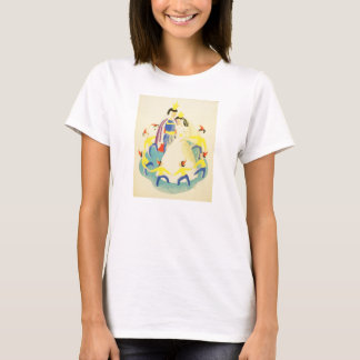 Vintage Snö White och de sju dvärgarna Poster Tee Shirt