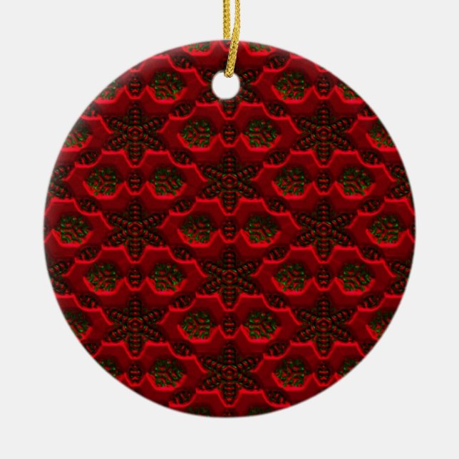 Vintage Snöflingor Ornament (Framsidan)