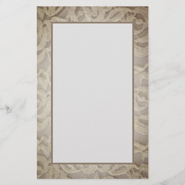 Vintage Snöre Bröllop-skräpboksmall Papper (Framsida)