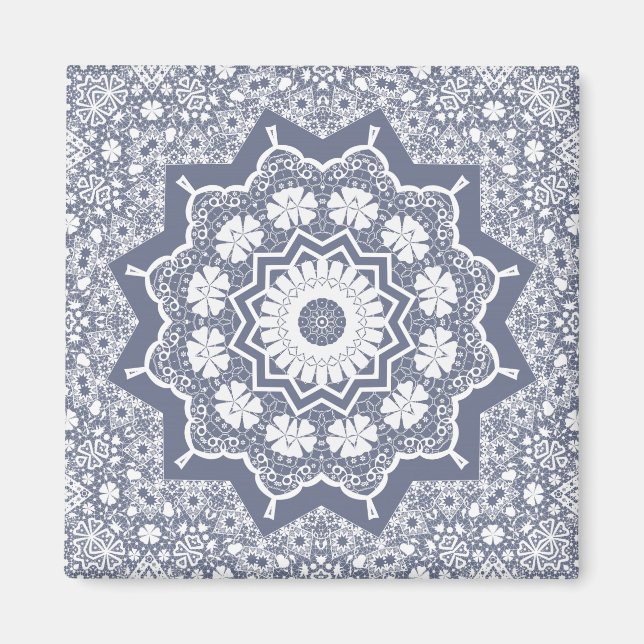 Vintage snöre magnet (Framsidan)