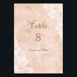 Vintage Snöre Ro Det gamla Pappra Bordsnumret Bröl Bordsnummer<br><div class="desc">Romantisk vintage med vita snöre-hörn på en gammal papper med ro. Använda Anpassa verktyg om du vill lägga till din information. Om du vill ha matchande artiklar kan du besöka min Vintage Snöre Ro gamla samlingen för Pappra Bröllop.</div>