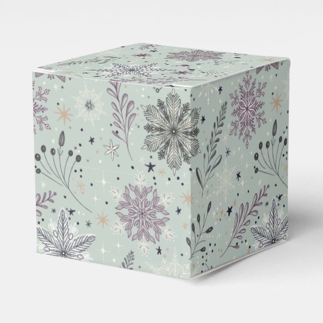 Vintage Snow Presentaskar (Framsidan Sidan)