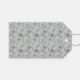 Vintage Snow Presentetikett