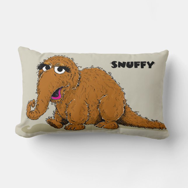 Vintage Snuffleupagus Lumbarkudde (Framsida)