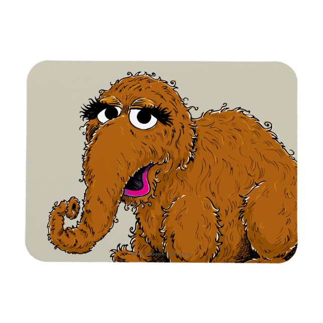 Vintage Snuffleupagus Magnet (Horisontell)