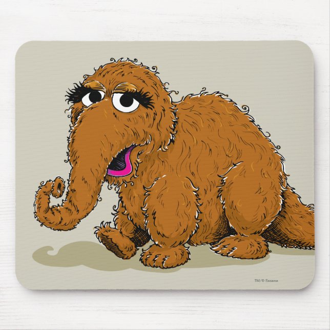 Vintage Snuffleupagus Musmatta (Framsidan)