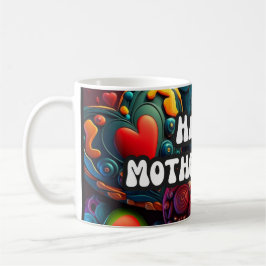 Vintage Snyggt Elegant Mors dag Kaffemugg