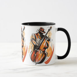 Vintage Snyggt Jazz Bass Player Mugg