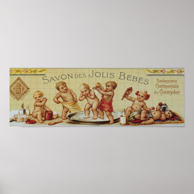 Vintage Soap Advertisement Poster (Framsidan)