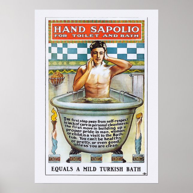 Vintage Soap Poster - Handsopolio (Framsidan)