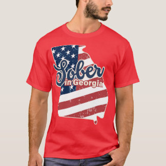 Vintage Sober in Georgia TShirt T Shirt