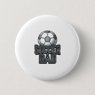 Vintage Soccer Pappa Fet Gravering T-Shirt Design_ Knapp