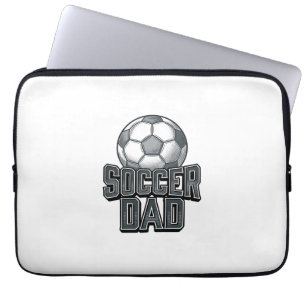 Vintage Soccer Pappa Fet Gravering T-Shirt Design_ Laptop Fodral