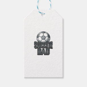 Vintage Soccer Pappa Fet Gravering T-Shirt Design_ Presentetikett