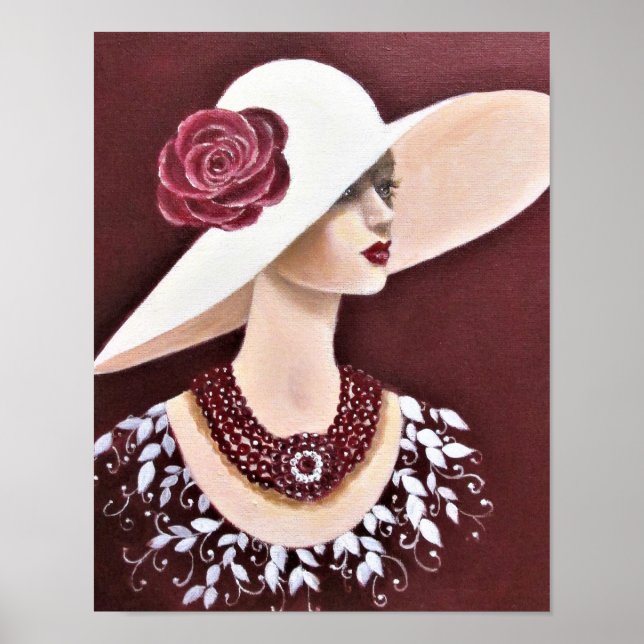 Vintage Society Dam Poster (Framsidan)