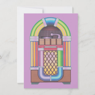 Vintage Sock Record Skutt Dance Jukebox Med Lila