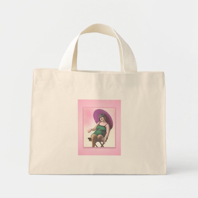 Vintage Sol, kurva Mini Tygkasse (Framsidan)