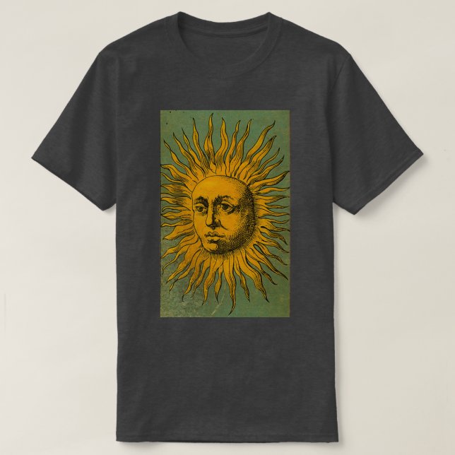 Vintage Sol Tarot T Shirt (Design framsida)