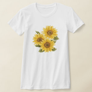 Vintage Solblommor T-Shirt