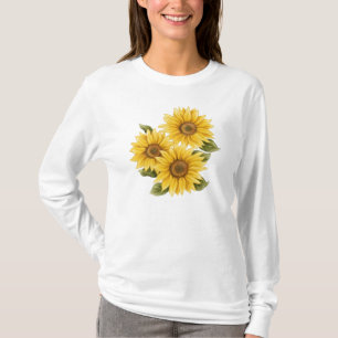 Vintage Solblommor T-Shirt