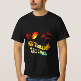 Vintage solbränna linjer t shirt