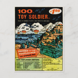 Vintage Soldiers Mail Order Annons Vykort