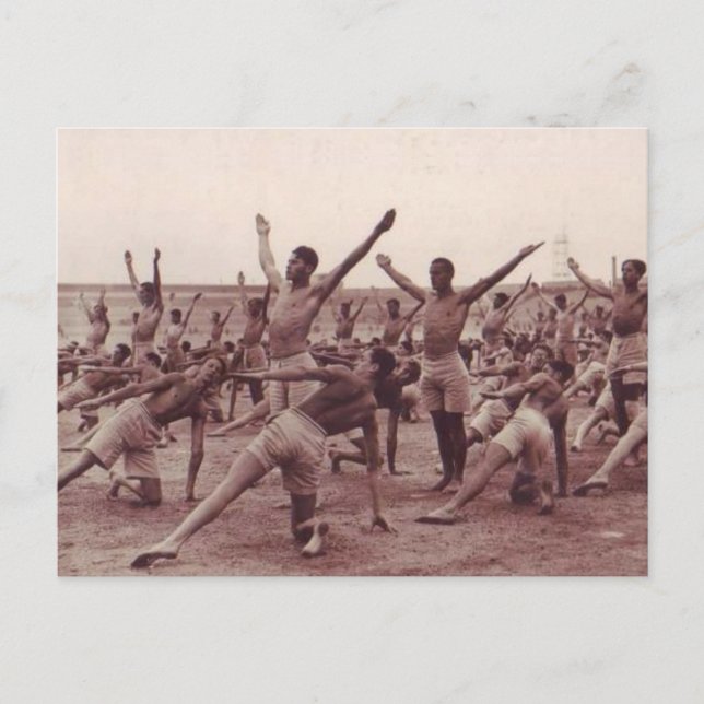 Vintage Soldiers Vykort (Framsida)