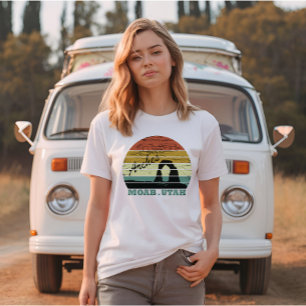 Vintage solnedgång - Moab Utah - Arches National P T Shirt