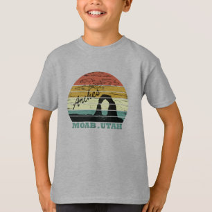 Vintage solnedgång - Moab Utah - Arches nationalpa T Shirt