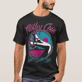 Vintage solnedgång skyline Rock Grafisk T-shirt