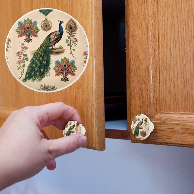 Vintage Solo Peacock Knopp (Skapare uppladdad)