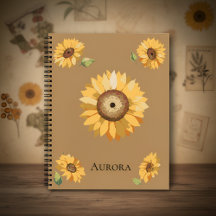 Vintage Solros – Varm, Nostalgisk Blommig Design