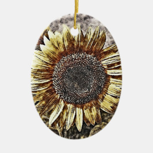 Vintage Solrosverk #4 - Ornament