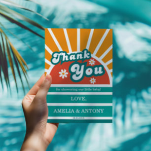 Vintage Solskine, tack för att du har fått ett bab Kort