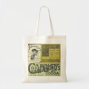 Vintage som annonserar den Cadbury Schweppes Tygkasse