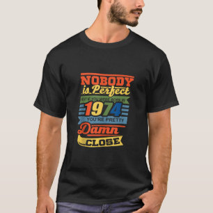 Vintage som du föddes 1974, 50 år gammal 50:e Bi T Shirt