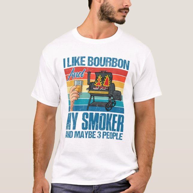 Vintage som jag tycker om Bourbon T Shirt (Framsida)