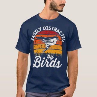 Vintage som lätt har spridits av fåglar t shirt
